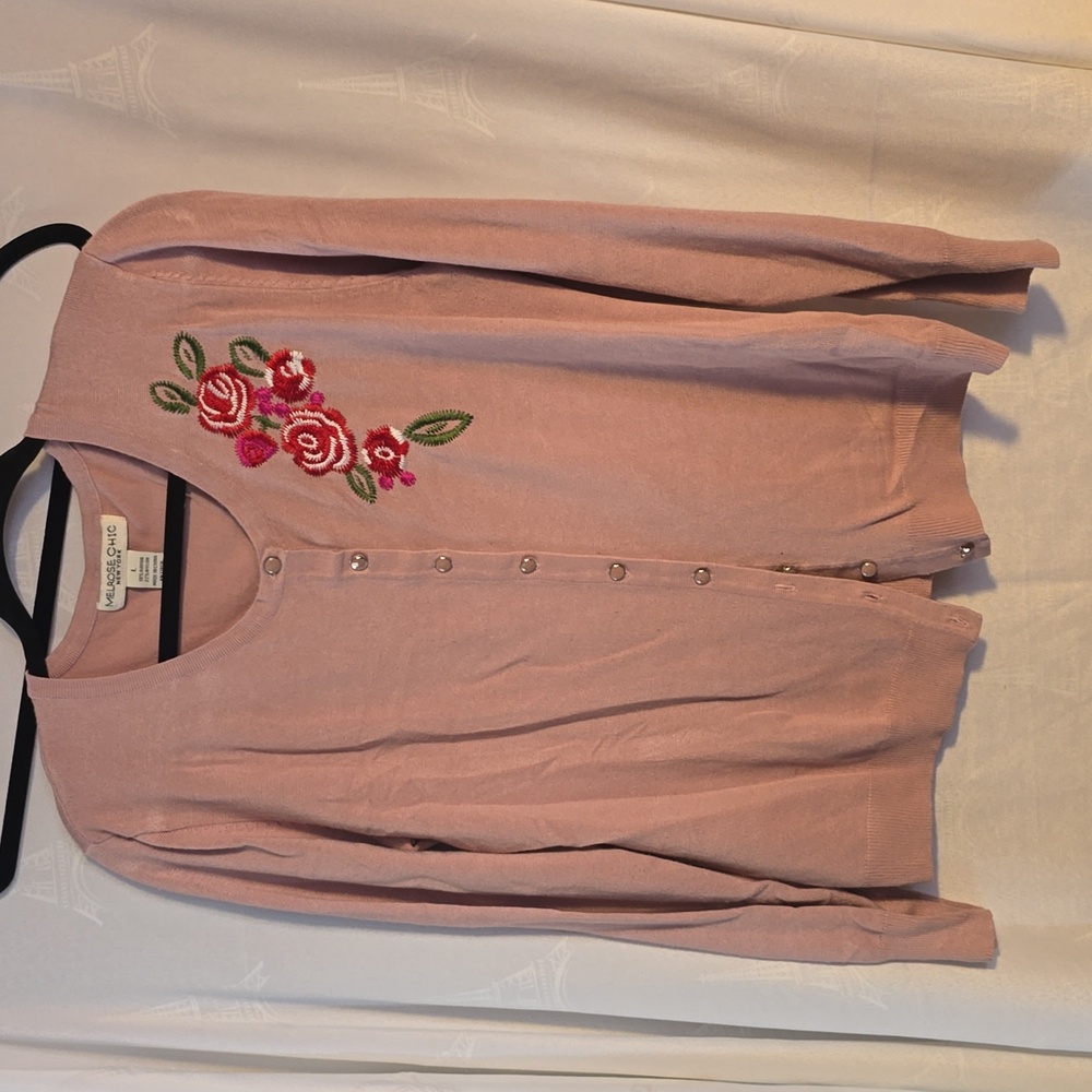 Melrose Chic Bottom-up Cardigan.